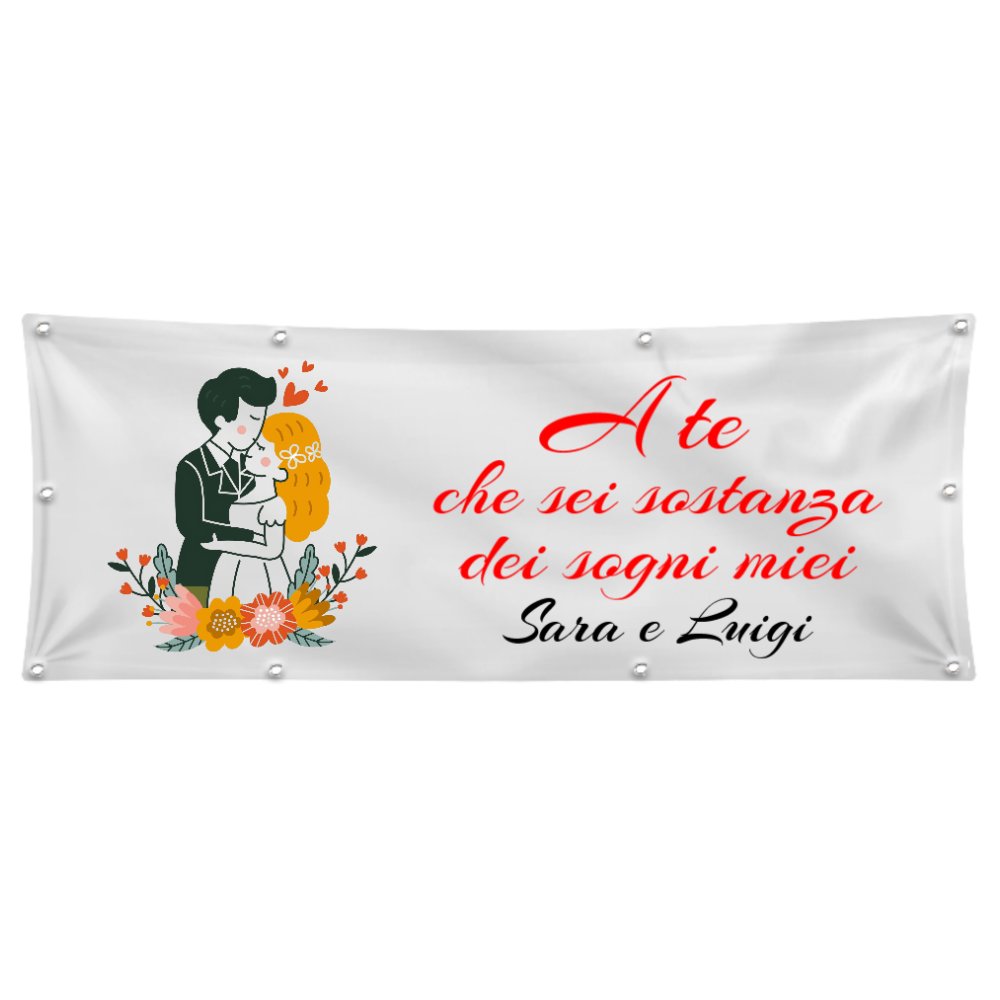 Striscione Matrimonio Sogno ANTEPRIMA1 Striscione Matrimonio Sogno