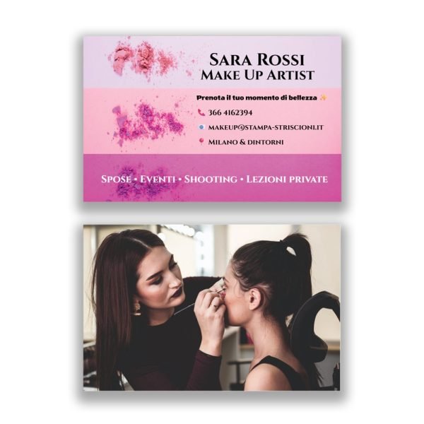BIGLIETTO DA VISITA MAKE UP ARTIST